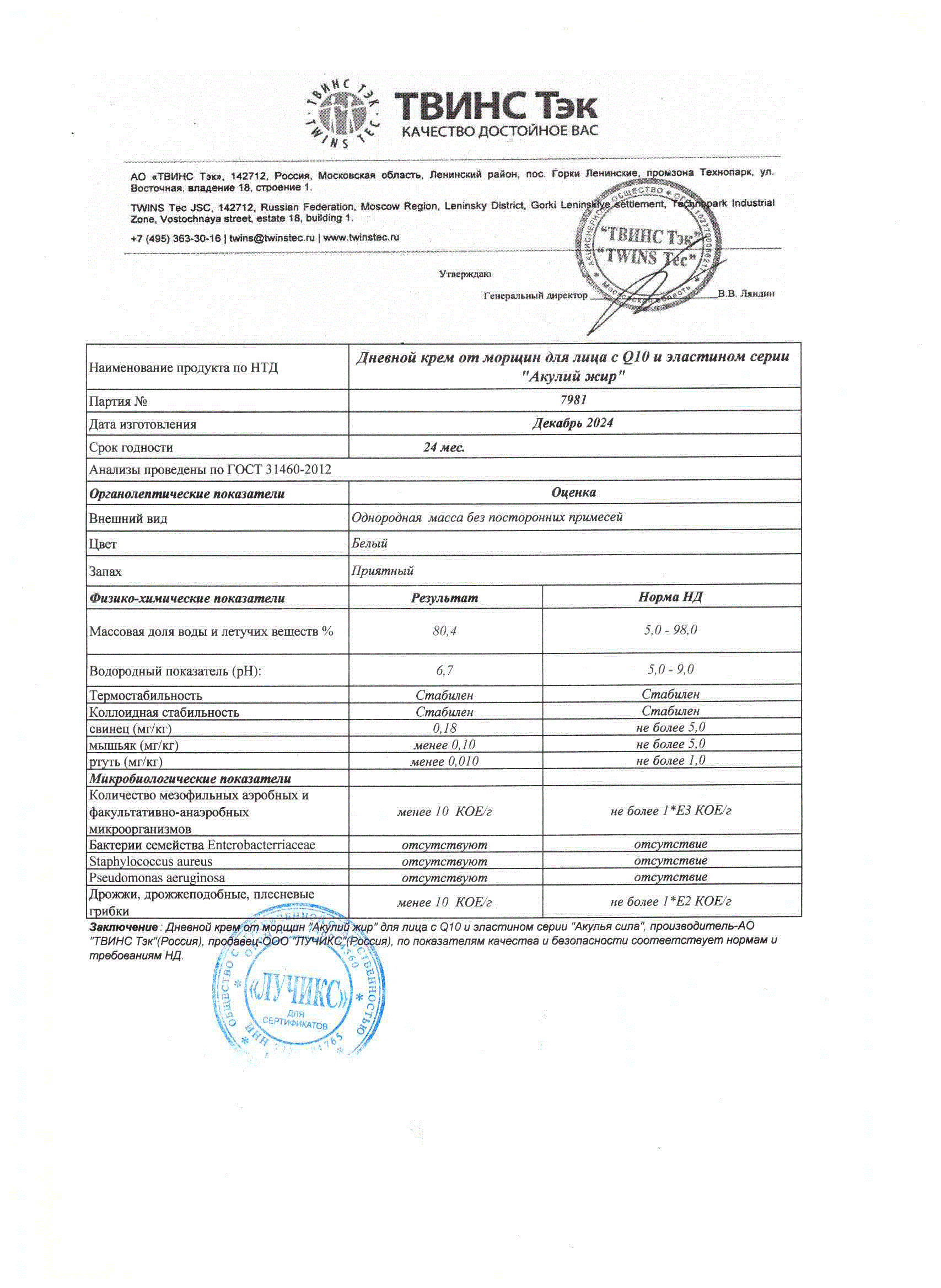 Паспорт №122024
